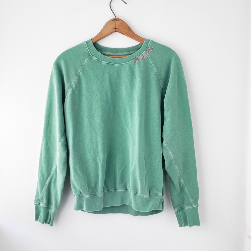 Sundry Love Embroidered Sweatshirt